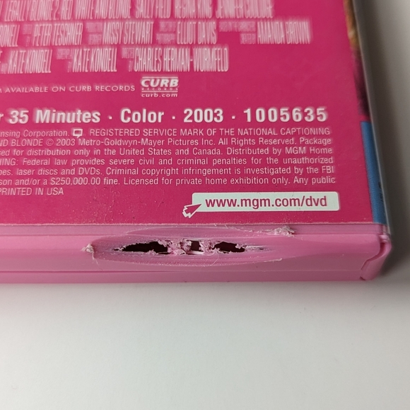 $2/15 Legally Blonde 2: Red, White and Blonde (DVD, 2003) - Picture 3 of 5